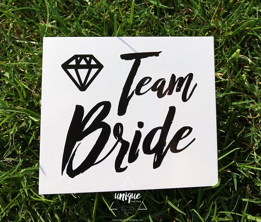 DIAMENT Team Bride Wieczór Panieński Tatuaże    Unique Tattoo