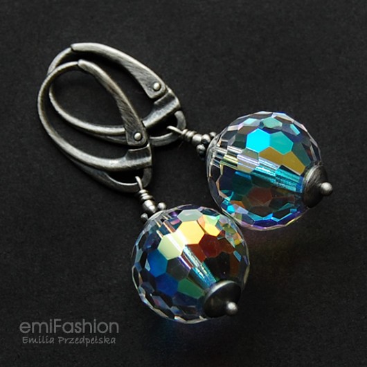 Disco ball Crystal AB MAREMI Jewelry