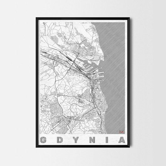 Plakat Gdynia - CityArtPosters CityArtPosters