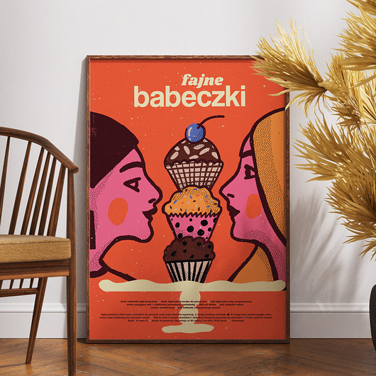 plakaty Plakat "Fajne babeczki"