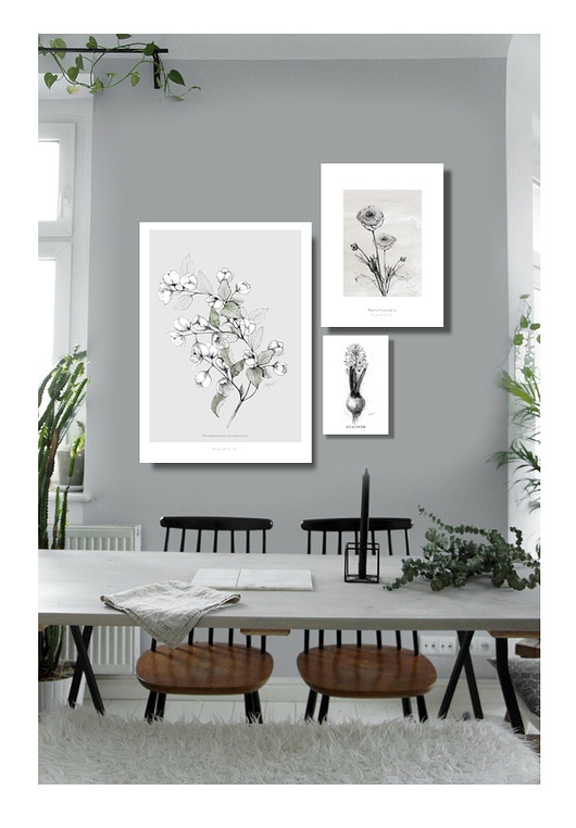 plakaty Plakat komplet trzech wydruków