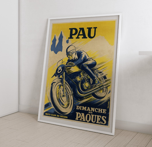 plakaty Plakat Vintage Retro Pau