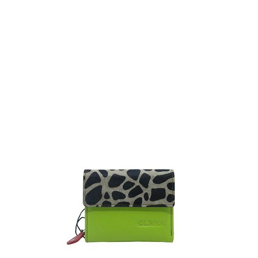 portfele damskie Portfel damski skórzany miejsce na bilon zdjęcie przegródki OLIVKA