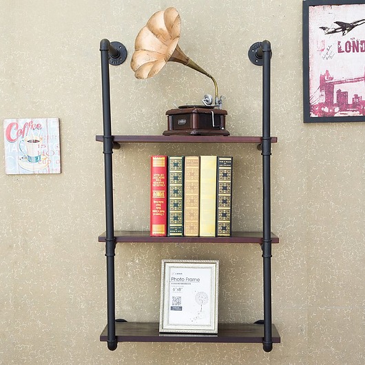 Półka ścienna Ladder 100x60 cm, metaloplastyka Home Design