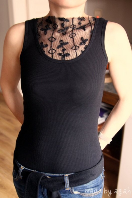 36 Black Lace Tank made by agah