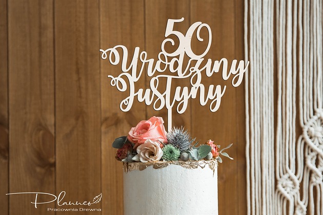 kuchnia - różne Topper Urodzinowy duży