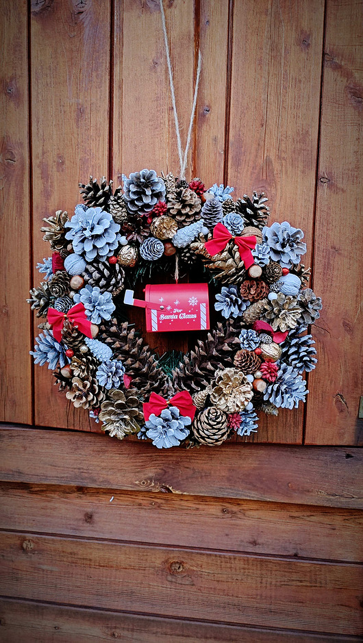 wianki bożonarodzeniowe Wianek bożonarodzeniowy nr1