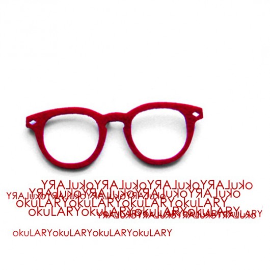 okuLARY felt label