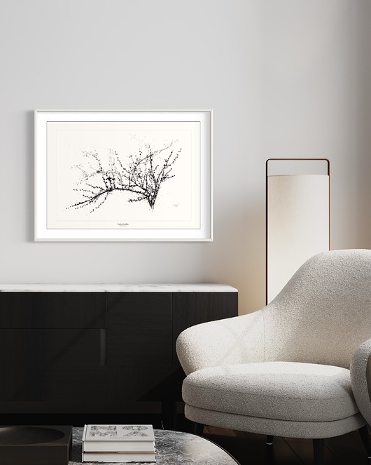 grafiki i ilustracje Modrzew 100x70 cm