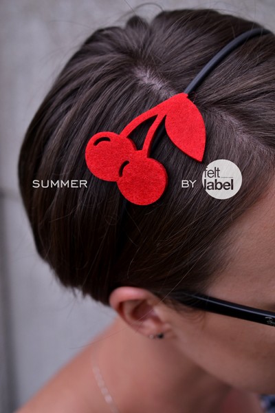 CherryBand felt label
