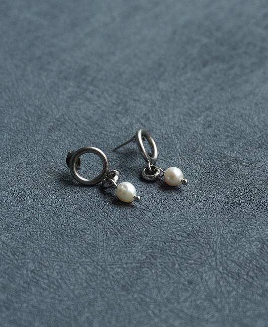 kolczyki z kamieniami Kolczyki Perła