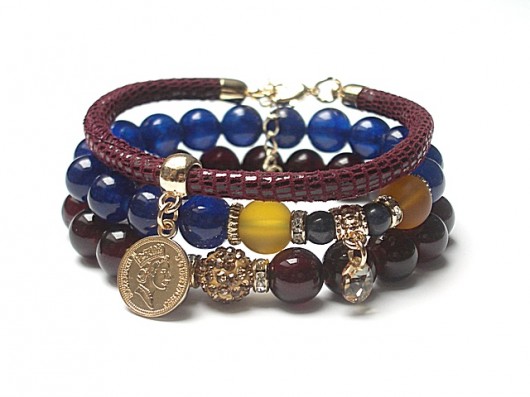 Burgund & navy blue   /22.10.15/ set KiKa pracownia