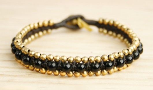 Bransoletka z onyksem LILITH STORE
