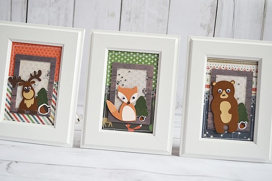Ramki do dziecięcego pokoju z motywem zwierzaków artwithheart