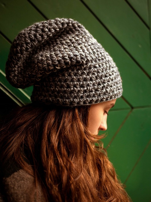 czapki damskie Czapka Hand Made No. 041 / beanie / szydło