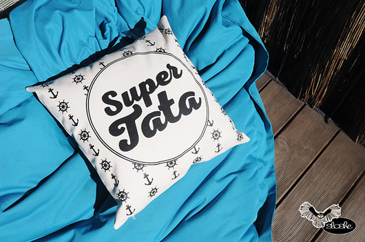 Super Tata, poduszka na Dzień Ojca Sowia Aleja