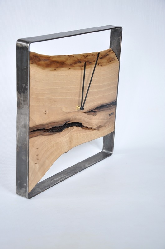 zegary Zegar LOFT - kwadrat - 40 cm