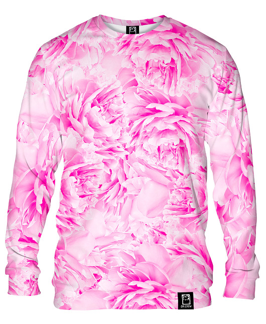 bluza bez kaptura damska Bluza Bez Kaptura Damska DR.CROW Peonies