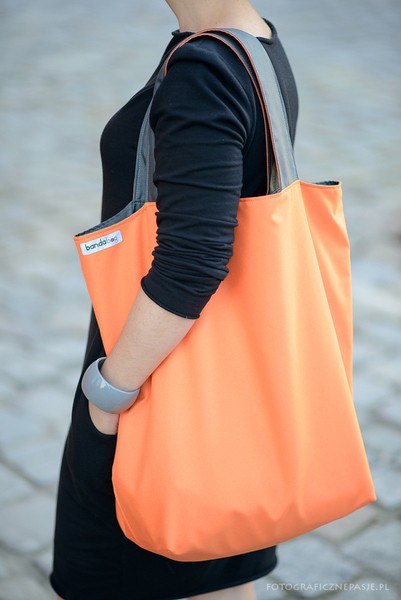 DUAL grafitowa/pomarańczowa BandaBag