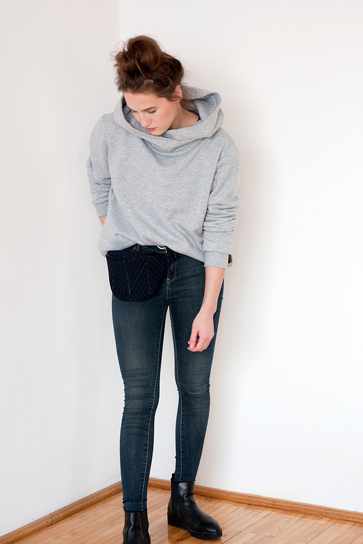 Stitch Cobalt  - nerka z wymiennym paskiem anacomito
