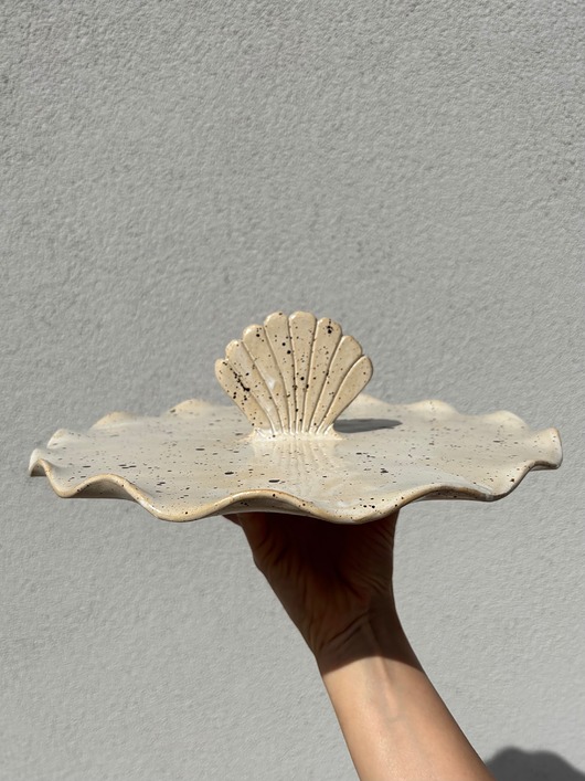 talerze, miski Ceramiczna Patera Handmade na Ciasta Owoce Przekąski Sushi Dalmatinian