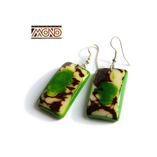 Lindo Arete zielone Galeria Macondo