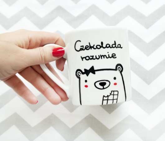 Czekolada rozumie - kubek porcelanowy miamilu