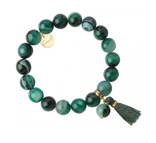 Bransoletka z agatów, chwostem i srebra 925 Coccola JEWELLERY
