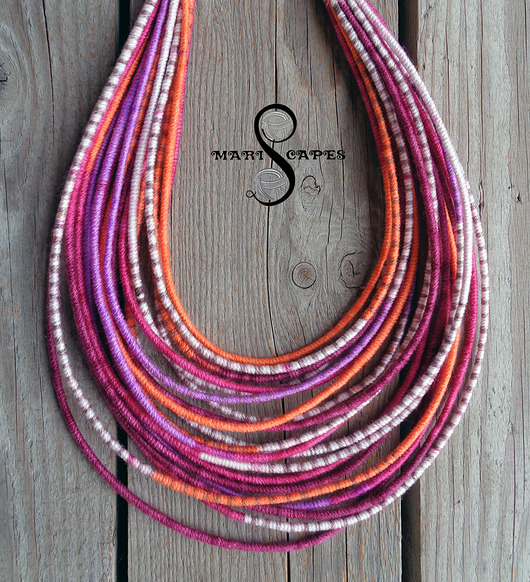 naszyjniki - inne Masajka "Pink Valentine"