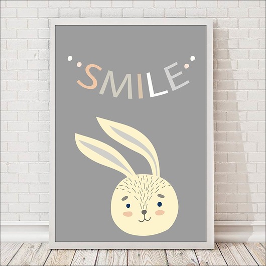 obrazy i plakaty do pokoju dziecięcego Plakat Smile