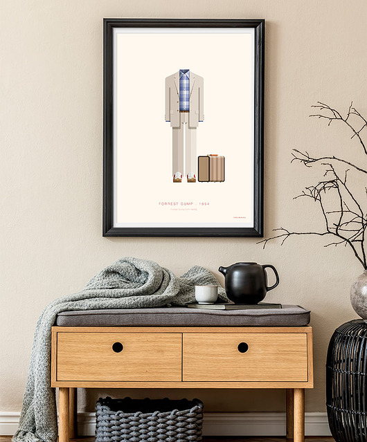 Forrest Gump - plakat fine art minimalmill