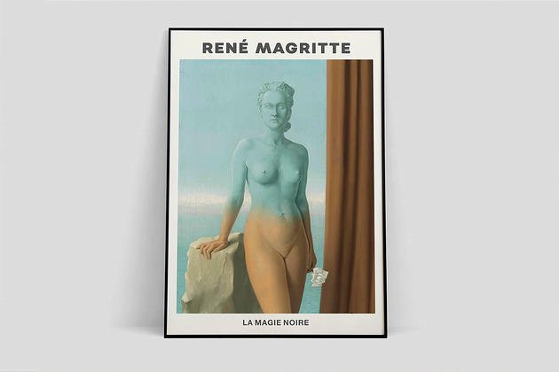 plakaty Rene Magritte - Exhibition Poster