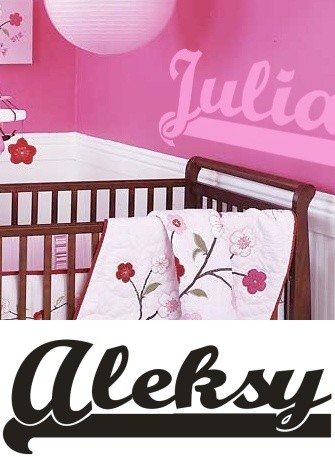 Naklejka na ścianę- Aleksy- ZAMÓWIENIE Tulis