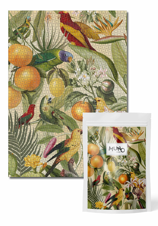 puzzle dla dzieci Puzzle 2000 "Urban Jungle" by Julia Błaszczyk w papierowym woreczku