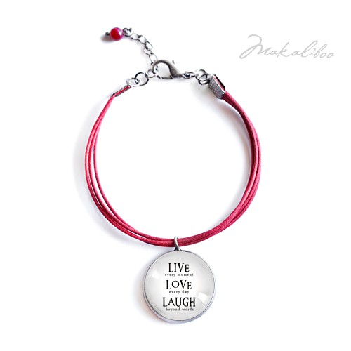 Live Love Lough - friendship bracelet Makaliboo