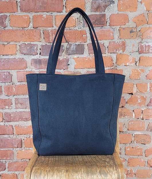 torby na ramię Lazy bag Bukka czarna nubuk wodoodporna