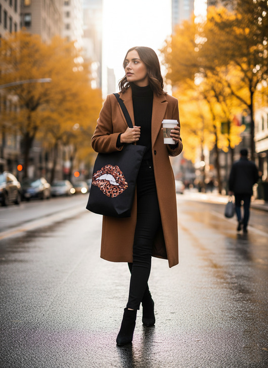 torby na zakupy Lekka wodoodporna torba na zakupy Usta Panterka TZ02