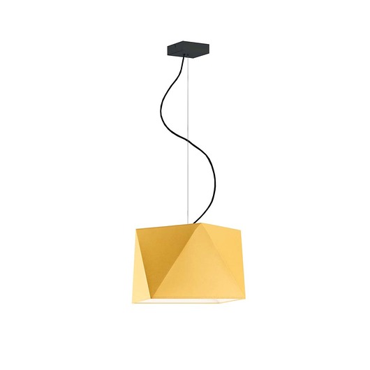 lampy wiszące Lampa wisząca do salonu z diamentowym kloszem DALI