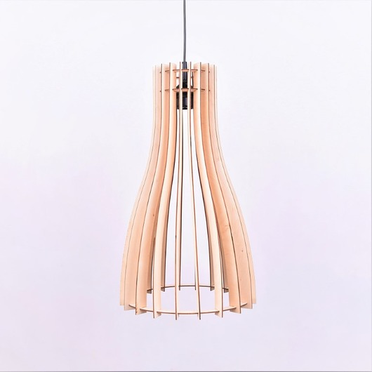 lampy wiszące Nowoczesna drewniana lampa skandynawska do salonu