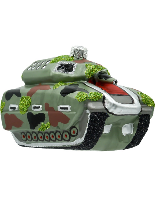 ozdoby choinkowe Bombka choinkowa: Czołg wojskowy duży
