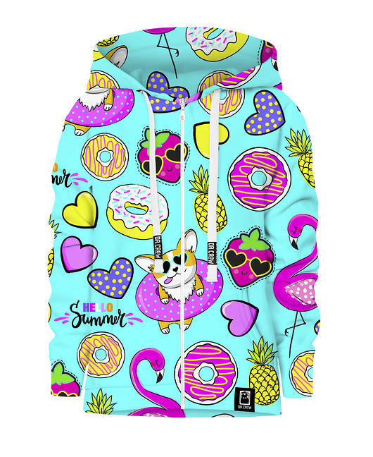 bluzy dla chłopców Bluza Zamek Chłopiec DR.CROW Fashion Summer