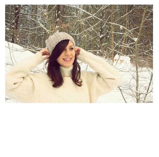 czapki damskie Czapka  beanie merino cotton jasny beż