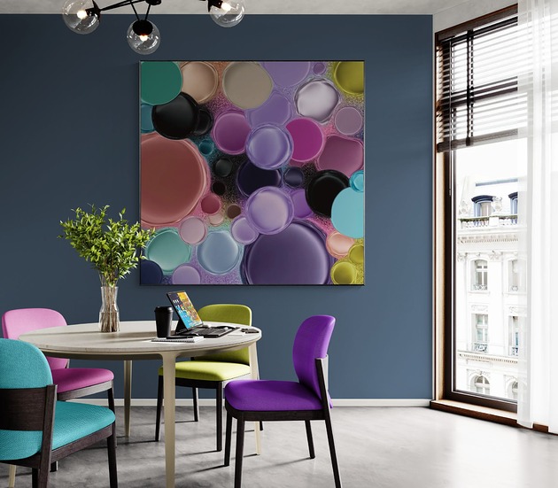 grafiki i ilustracje Chromatic Puls #6, autorski graficzny obraz