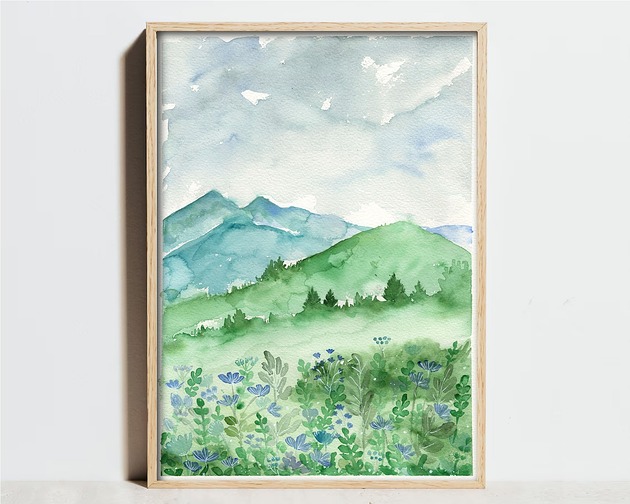 grafiki i ilustracje Widok na góry