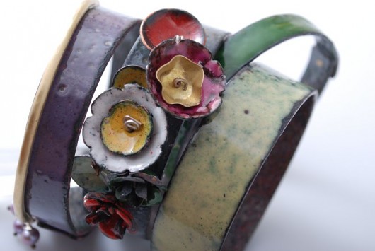 SECRET GARDEN - emaliowane bransolety  Dorota Oyrzanowska