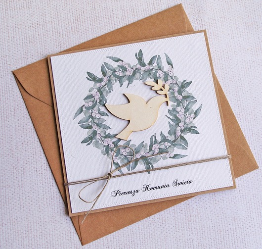 kartki na komunię Kartka z życzeniami : I Komunia Święta.