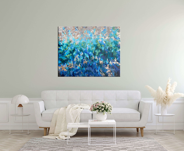 obrazy Obraz ręcznie malowany tekstura 80x100 cm