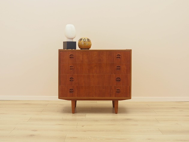 komody Komoda tekowa, duński design, lata 70, produkcja: Dania
