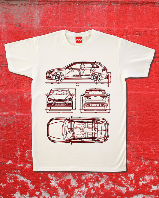 t-shirty męskie Koszulka AUDI RS3 tshirt