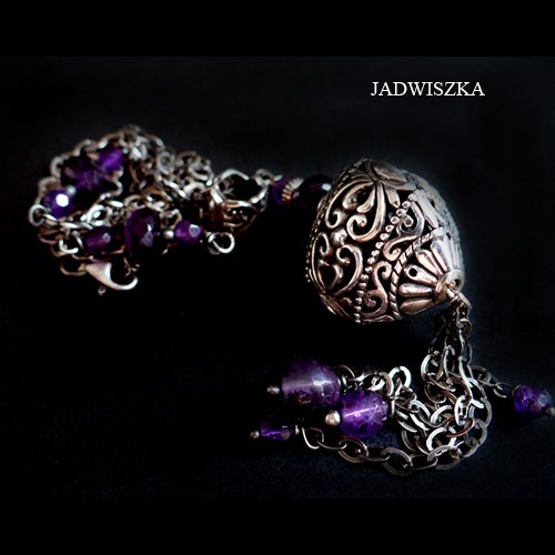 Ametystowy orient-wisior XXXJadwiszka